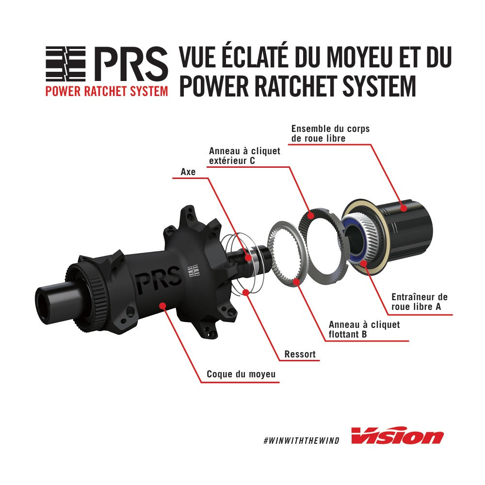 Paar VISION-Laufräder Metron 45 SL Tubeless Ready (Center Lock)