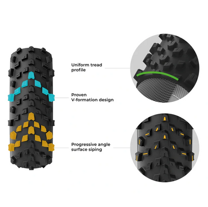 Reifen VITTORIA TERRENO T60 MIXED Gravel Endurance 700c Tubeless Ready Faltbar Schwarz