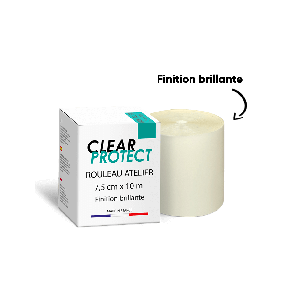 Selbstklebende Rahmenschutzfolie CLEARPROTECT FASTOTAPE Glänzend 10 m x 7,5 cm