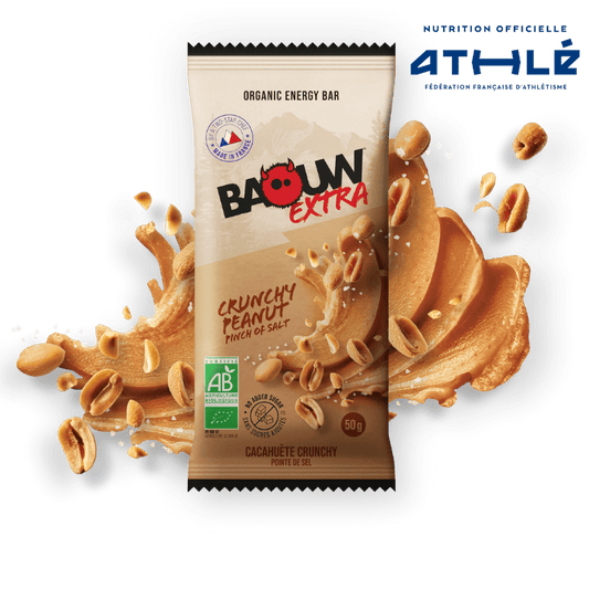 Energieriegel BAOUW BIO EXTRA Erdnuss Crunchy (50g)