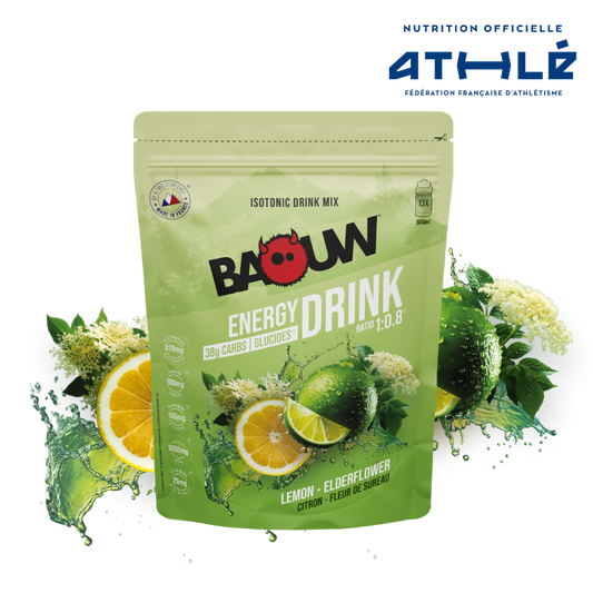BAOUW ISOTONIC Energie-Drink (585g) Zitrone Holunderblüte