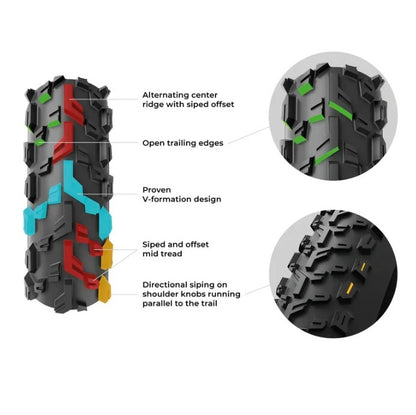 Reifen VITTORIA TERRENO T70 COARSE LOOSE Gravel Endurance Tubeless Ready Braun