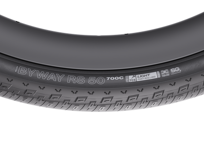 WTB BYWAY RS 50 Reifen, Schwarz – Seitenwandbeschriftung