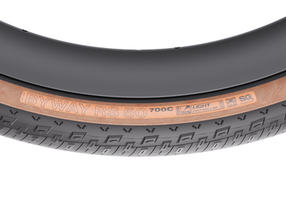 WTB BYWAY RS 50 Reifen, Tan – Seitenwandbeschriftung