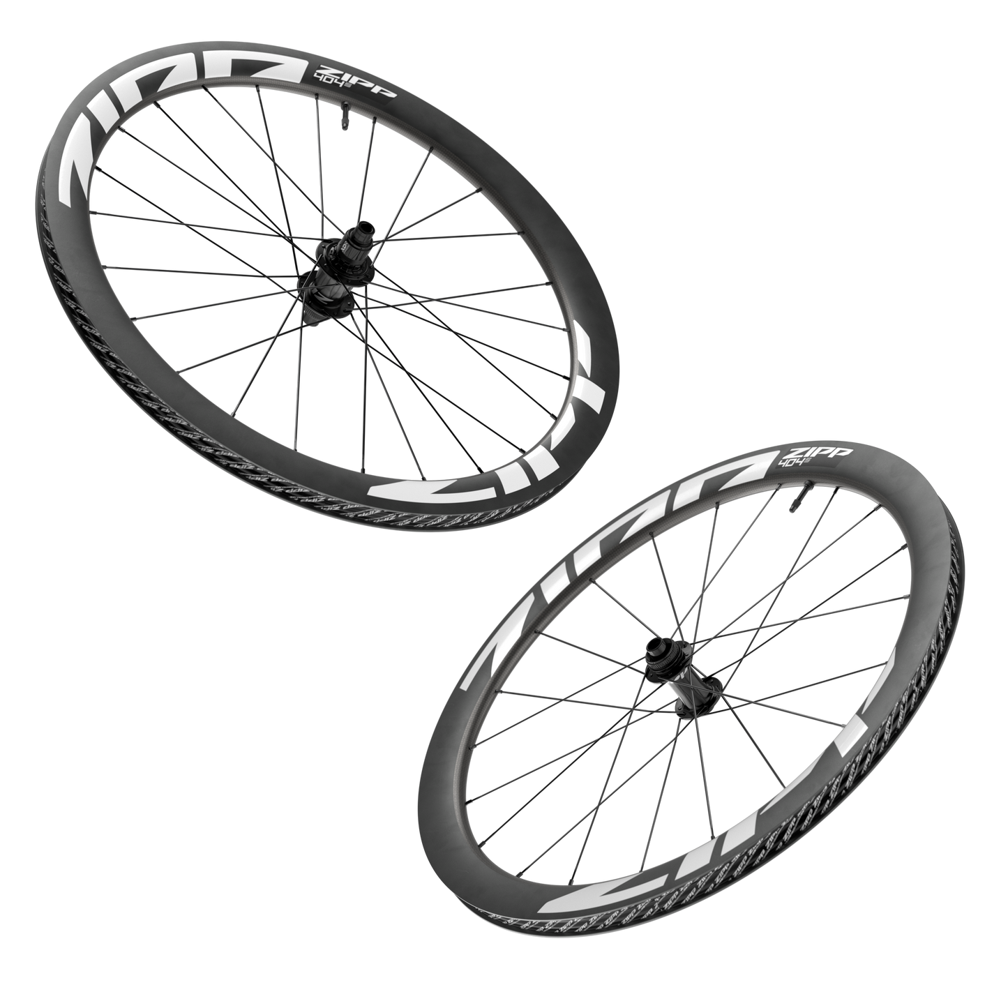 Paar ZIPP-Räder 404 S A1 Weiß