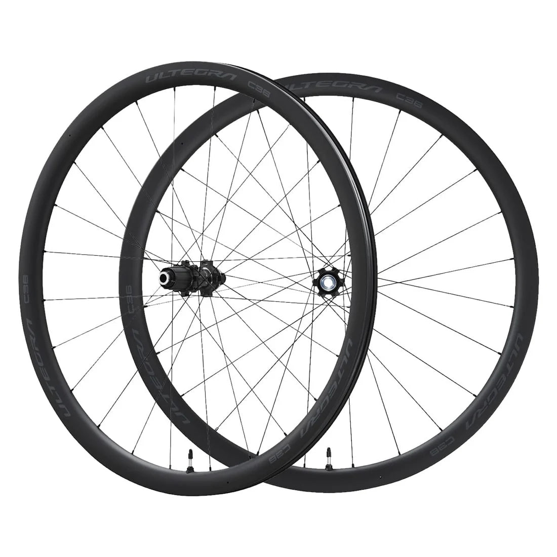 Paar Räder Carbon SHIMANO ULTEGRA R8170-C36 bis Tubeless Ready Reifen (Center Lock)