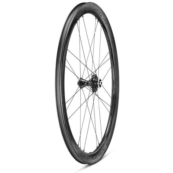 Vorderrad CAMPAGNOLO BORA WTO 45 DISC DARK LABELà Reifen (Center Lock)