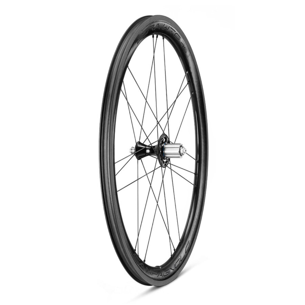 Hinterrad CAMPAGNOLO BORA WTO 45 DARK LABEL mit Bereifung