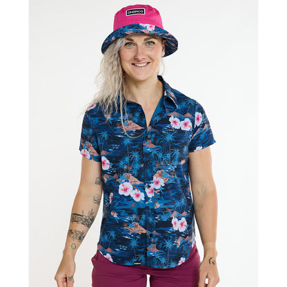 Technisches Hemd DHARCO TECH PARTY OASIS Damen Blau