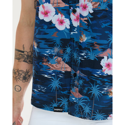 Technisches Hemd DHARCO TECH PARTY OASIS Damen Blau