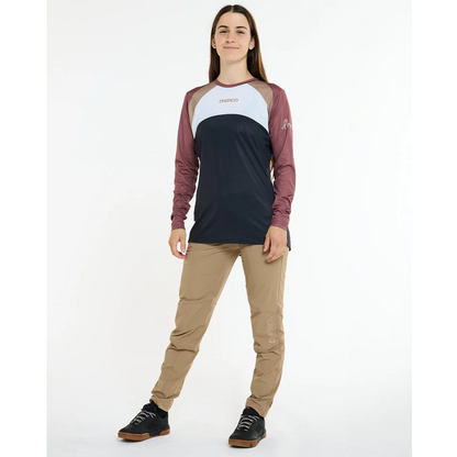 Trikot DHARCO RACE LOTUS Lange Ärmel Damen Schwarz/Bronze