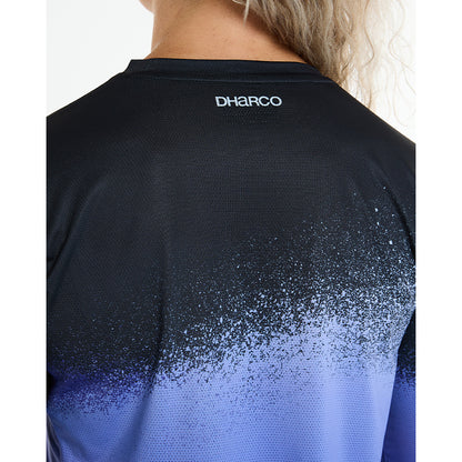 Trikot DHARCO RACE ULTRA VIOLET Langarm Damen Schwarz/Lila