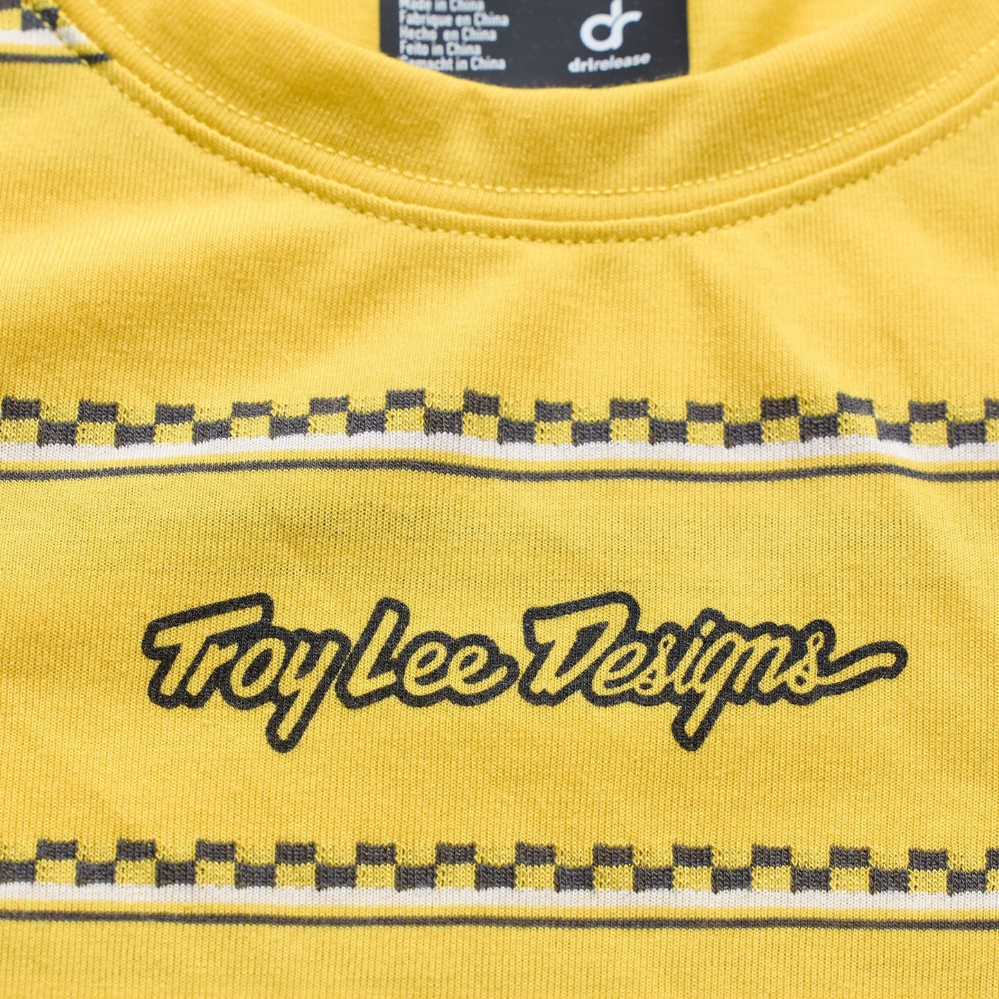 TROY LEE DESIGNS LILIUM RIDE CHECKED OUT Damen Kurzarm Trikot Gelb