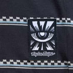 TROY LEE DESIGNS LILIUM RIDE CHECKED OUT Damen Kurzarmtrikot Carbon