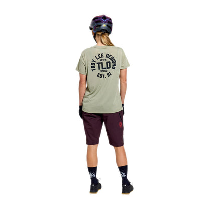 Trikot TROY LEE DESIGNS LILIUM RIDE STAMPS Damen Kurzarm Sage