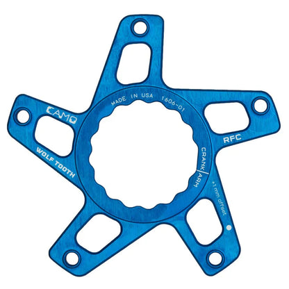 Kettenblatt-Stern WOLF TOOTH CAMO P3 Raceface Cinch Direct Mount Offset 3mm Blau