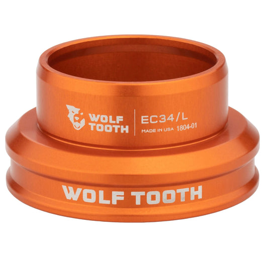 Niedrige Steuerrohrschale für externes Steuersatz-Set WOLF TOOTH PREMIUM 1"1/8 EC34 Orange
