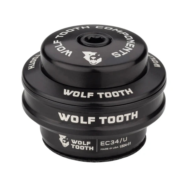 WOLF TOOTH 1"1/8 EC34 Stack 16 mm Schwarz Hohe Pfanne für Externen Steuersatz