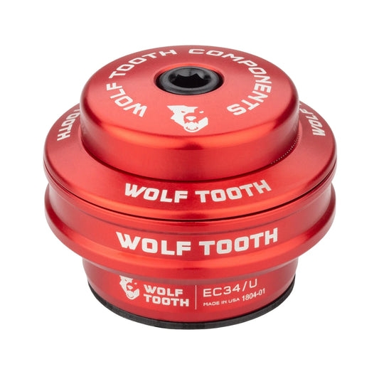 Hohe Lagerschale für externes Steuersatz-Set WOLF TOOTH PREMIUM 1"1/8 EC34 Stack 16 mm Rot