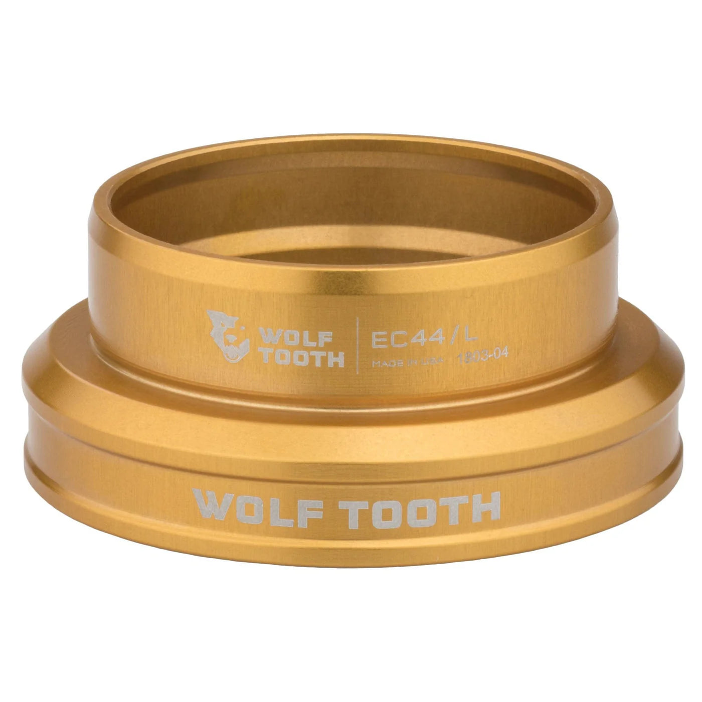Untere Lagerschale für externen Steuersatz WOLF TOOTH PERFORMANCE 1.5" EC44 Gold