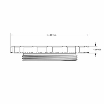 Externe Centerlock-Mutter WOLF TOOTH Rot