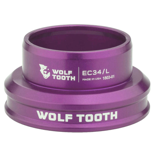 Niedrige Steuerrohrschale für externes Steuersatz-Set WOLF TOOTH PREMIUM 1"1/8 EC34, violett