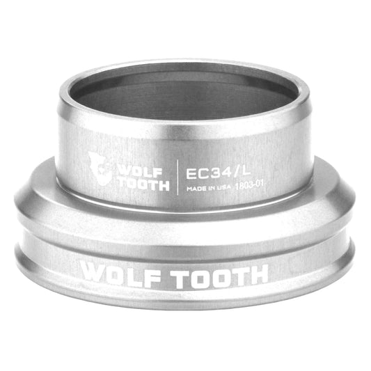 Niedrige Steuerrohrschale für externes Steuersatz-Set von WOLF TOOTH PERFORMANCE 1"1/8 EC34 Silber