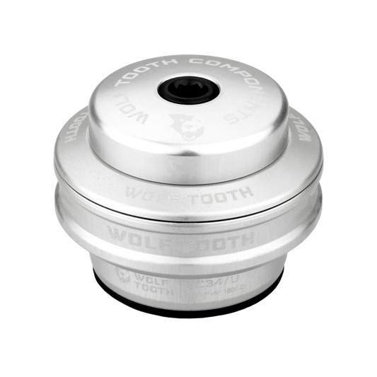 Hohe Lagerschale für externes Steuersatz-Set von WOLF TOOTH PERFORMANCE, 1"1/8, EC34, Stack 16 mm, Silber