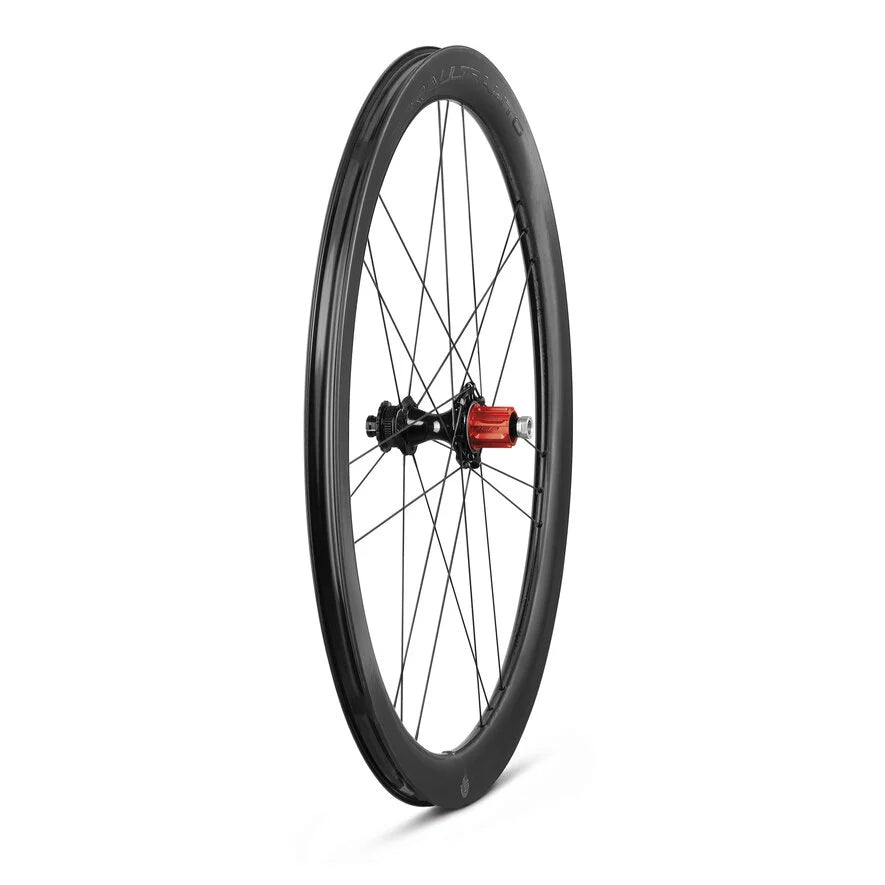 Paar CAMPAGNOLO BORA ULTRA WTO 45 C23 DISC Tubeless Ready (Center Lock) Laufräder Chrom