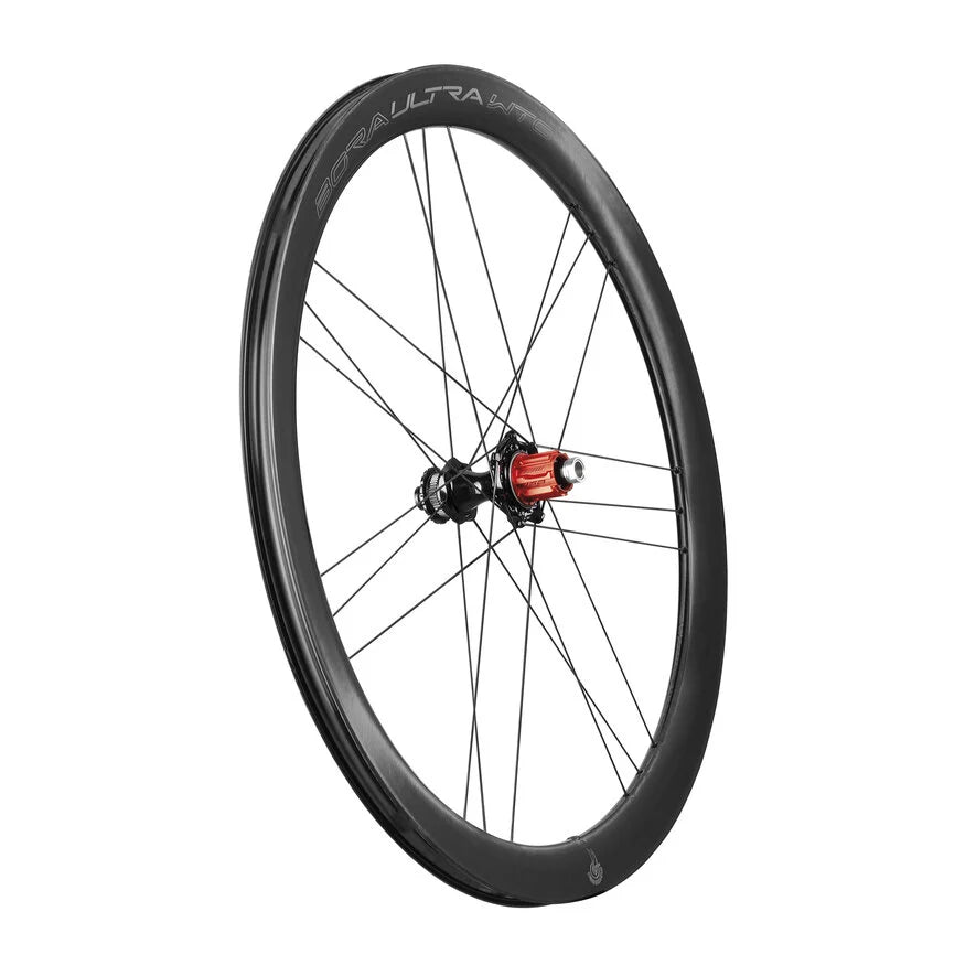 Paar CAMPAGNOLO BORA ULTRA WTO 45 C23 DISC Tubeless Ready (Center Lock) Laufräder Chrom