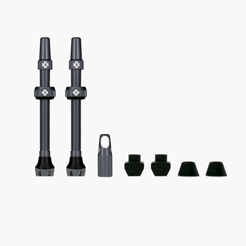 Tubeless-V2-Ventile MUC-OFF Grau