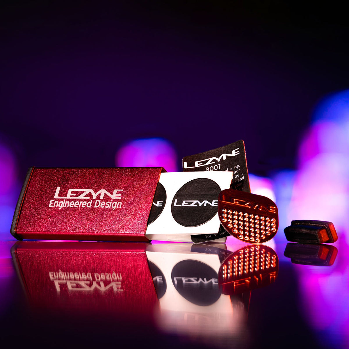 LEZYNE METAL Reparaturset Blau