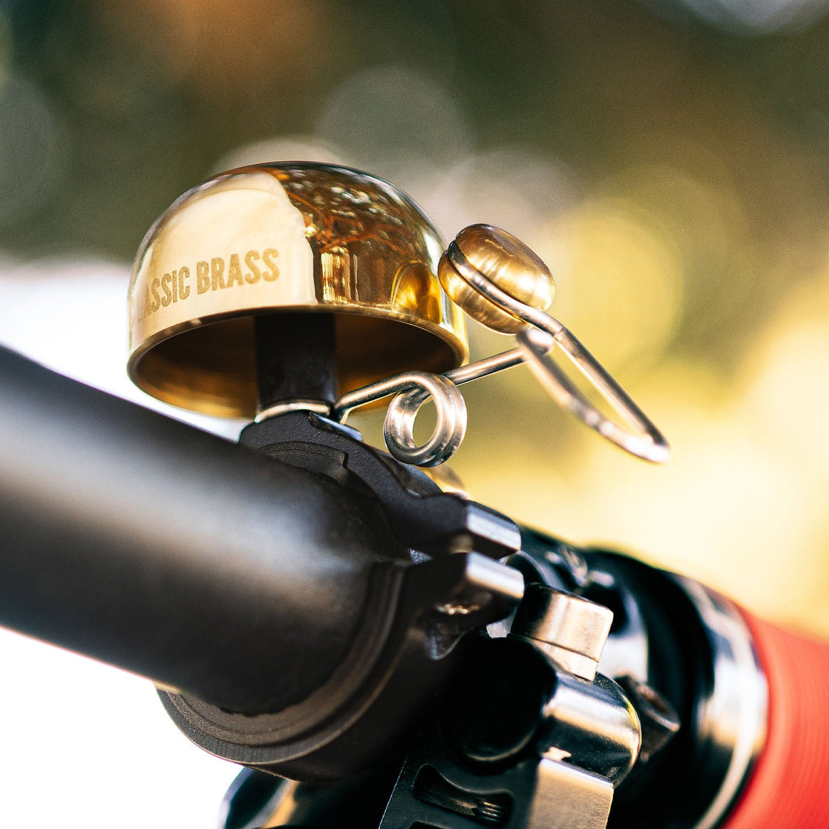 LEZYNE CLASSIC BRASS Fahrradklingel Schwarz
