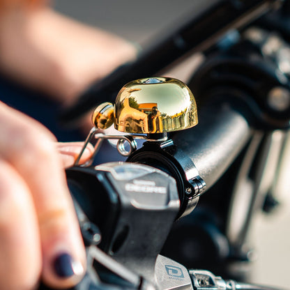 LEZYNE CLASSIC BRASS Fahrradklingel Schwarz