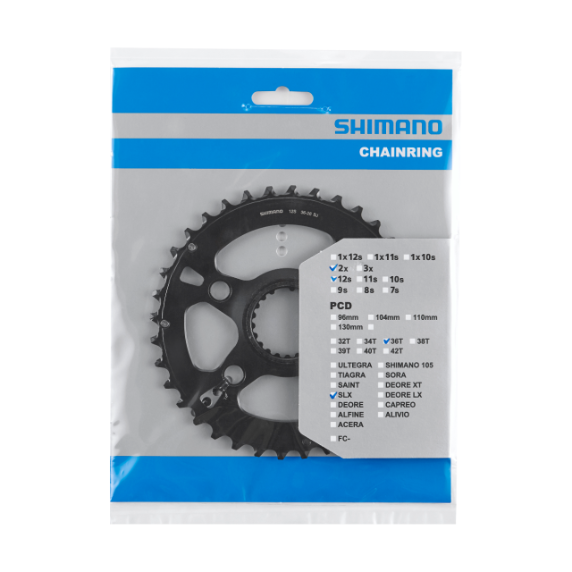 SHIMANO SLX 36T Kettenblatt für FC-M7100-2/FC-M7120-B2