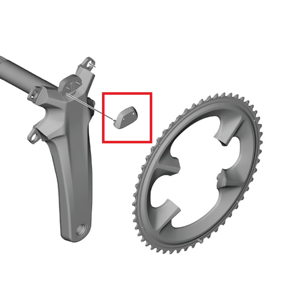 SHIMANO Abdeckung für Leistungsmesser FC-R9200P