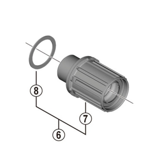 Freilaufkörper SHIMANO FH-MT400B