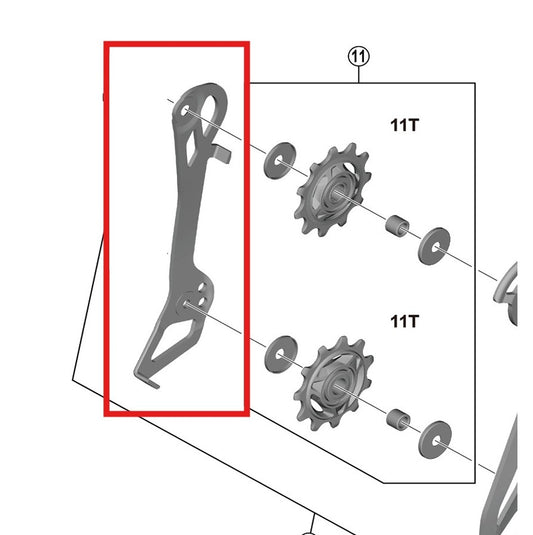 SHIMANO RD-R7150 Interne Schaltgabel für den hinteren Umwerfer