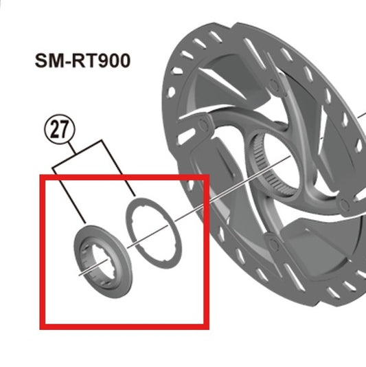 Center Lock Mutter SHIMANO Intern SM-RT900