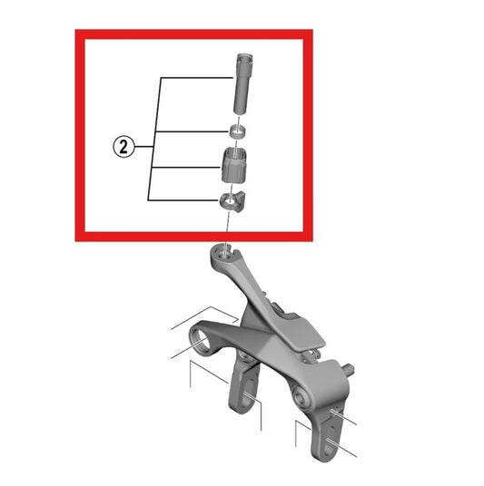 Kabelspannschraube SHIMANO BR-R7000/7010