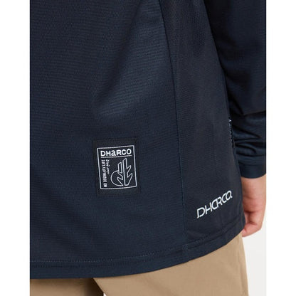 Trikot DHARCO GRAVITY THE DARKNESS Langarm Junior Schwarz