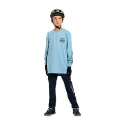 TROY LEE DESIGNS RUCKUS RIDE CARBS Junior Langarm Trikot Blau