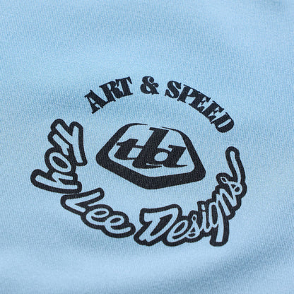 Trikot TROY LEE DESIGNS RUCKUS RIDE CARBS Junior Langarm Blau