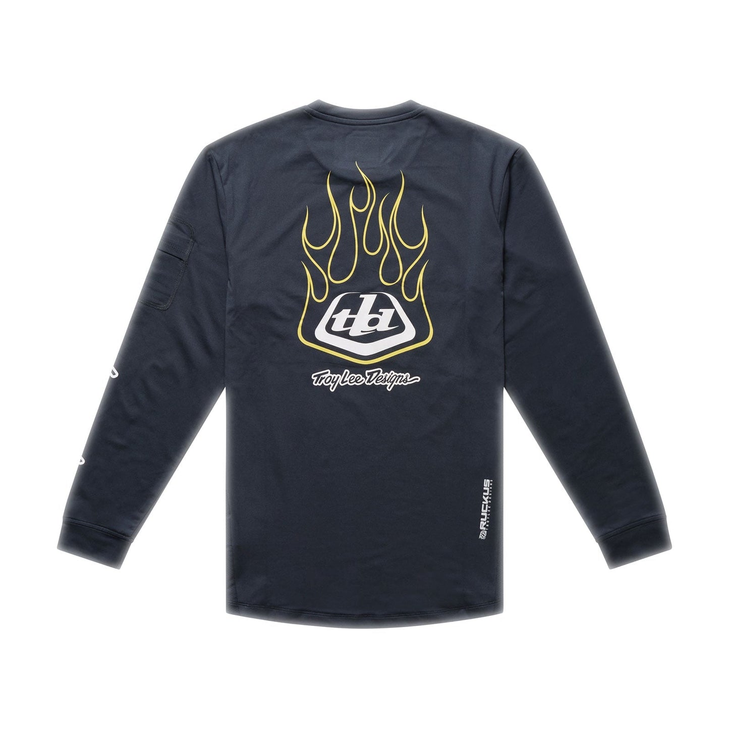 TROY LEE DESIGNS RUCKUS RIDE PRESSED Junior Langarm Trikot Schwarz