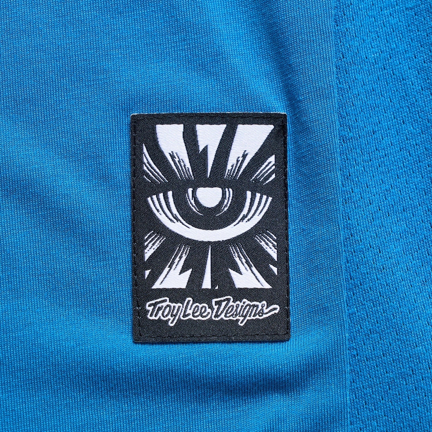 TROY LEE DESIGNS SKYLINE RIDE ONE EYE AERO Junior Langarm Trikot Blau
