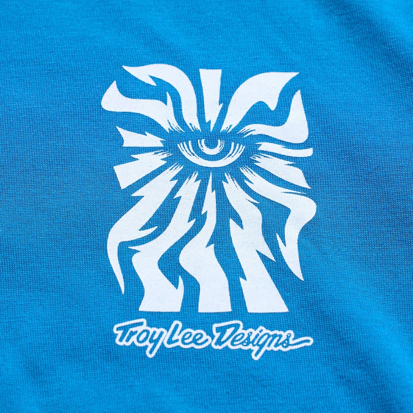 TROY LEE DESIGNS SKYLINE RIDE ONE EYE AERO Junior Trikot Kurzarm Blau