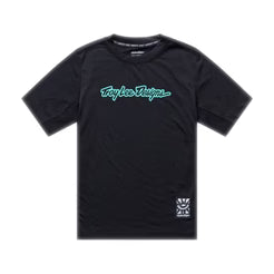 TROY LEE DESIGNS SKYLINE RIDE SIGNATURE Junior Kurzarm Trikot Schwarz/Grün