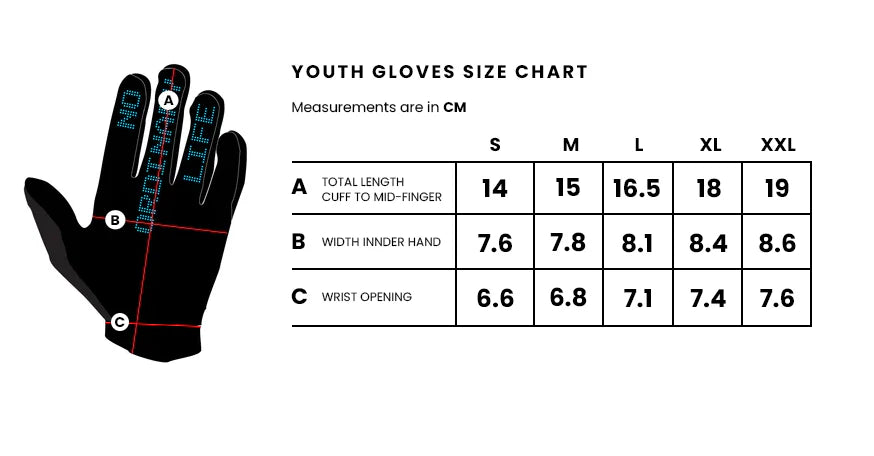 Handschuhe DHARCO GRAVITY ROCKNROLLA Junior Schwarz