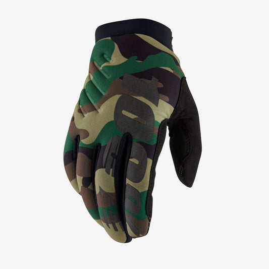 Handschuhe 100% BRISKER Camo/Grün