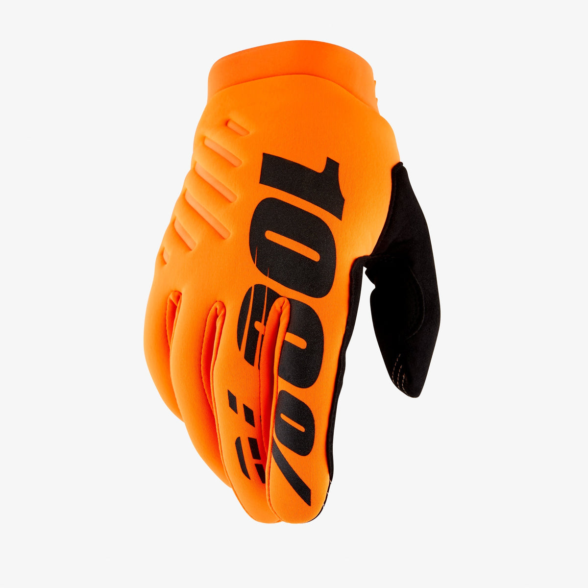 Handschuhe 100% BRISKER Orange/Schwarz
